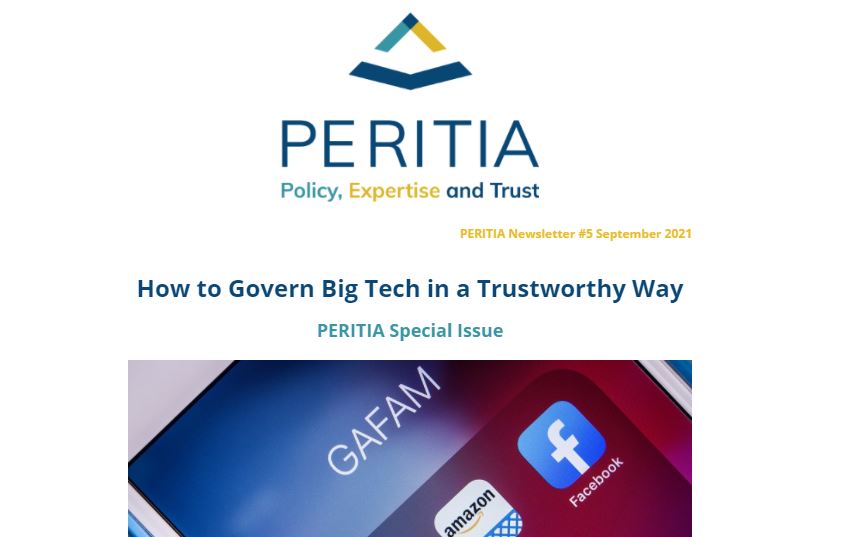 PERITIAnews's tweet image. Get a glimpse of our latest work with our newsletter:

- Special Issue on how to govern #BigTech
- #PERITIAlectures
- PERITIA workshops and panels at the #FSCC
- Events, latest news &amp;amp; research on #trustscience
- A brief history of #scicomm
 
More👉bit.ly/2XD9rgy