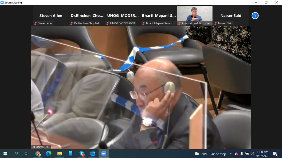 #DGD2021: Chair of WG4 summarises <a href="/radoskeravica/">radoskeravica</a>'s brilliant input, explaining that placement in residential institutions is not a real 'choice'. There must be harmonisation of international standards on #alternativecare to support the #right2familylife in all cases." #CRC #CRPD