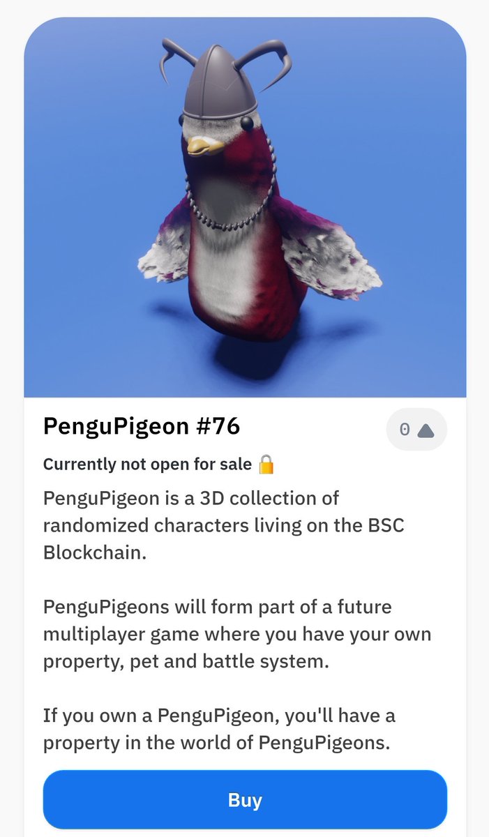 _MrCubiqx_'s tweet photo. PenguPigeon #76 Sold 🚨

Grab your Favourite Style today 😎

https://t.co/yl1HoDJMZC

#NFTCommunity #NFT #NFTs #nftcollector #NFTGaming #NFTshill #NFTartist #nftcollectors #nftcollectors #NFTcollectibles https://t.co/EvYkqJUsgD