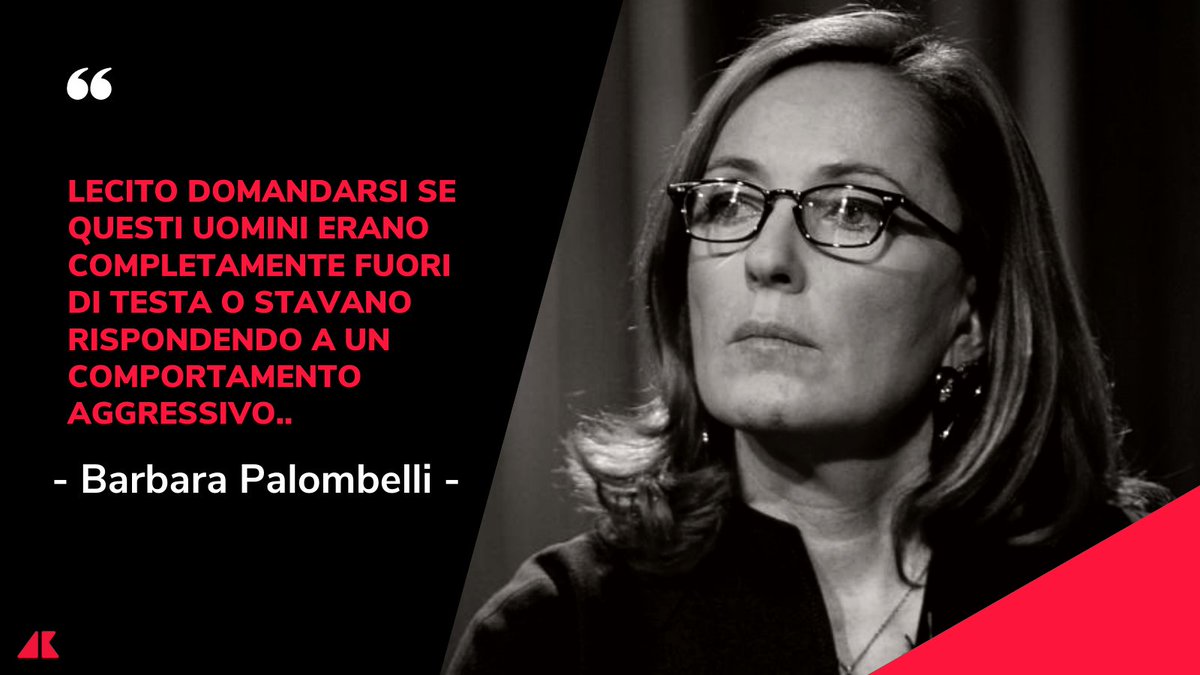 Le parole della giornalista Barbara #Palombelli, ieri sera in diretta a Forum, in merito alla possibile responsabilità delle vittime di #femminicidio.