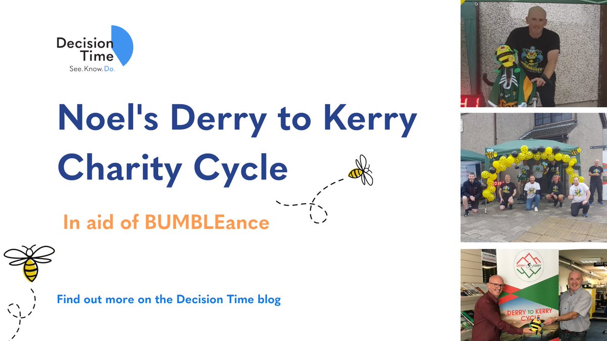 DecisionTime's tweet photo. To celebrate National Bike Week, we wanted to share a great story from a fellow colleague at Decision Time. 

Head of Customer Success, Noel Doyle, started the Derry to Kerry (D2K) project, cycling 300 miles in 3 days.

Read more at - https://t.co/s6nq2xVeuV

#CharityCycle https://t.co/Qu85JEvKRo