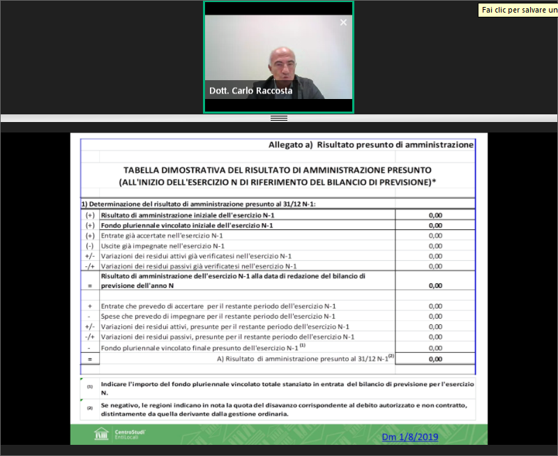 Entilocali_o's tweet photo. 💻 Gli #adempimenti dei #revisori degli #EELL e regionali per l'anno 2021: live dal ns. #Webinar organizzato in sinergia con #ADC Ancona
Fra i temi in evidenza 📌 Il sistema di bilancio ex Dlgs. n. 118/2011 📌 Il risultato presunto di amministrazione
#formazione
#revisori https://t.co/sUYHd6DUwG
