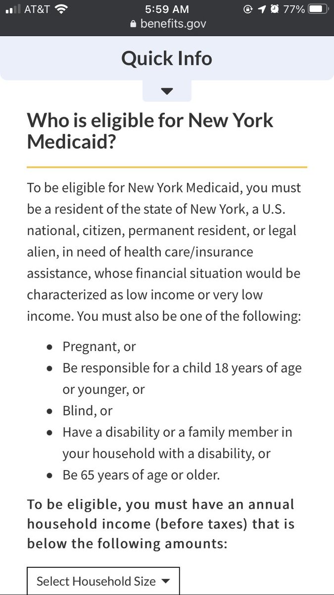 mayajonassilver's tweet photo. @USDOL The https://t.co/MV5it53RfE page on NY Medicaid eligibility says single individuals don’t qualify. The NY State Medicaid page contradicts this. Can you fix it? Kind of a big deal!!  (https://t.co/DmmEsBfqjH googles first) @SenSchumer @SenGillibrand @marty_walsh @dank https://t.co/VlqTUVW5qp
