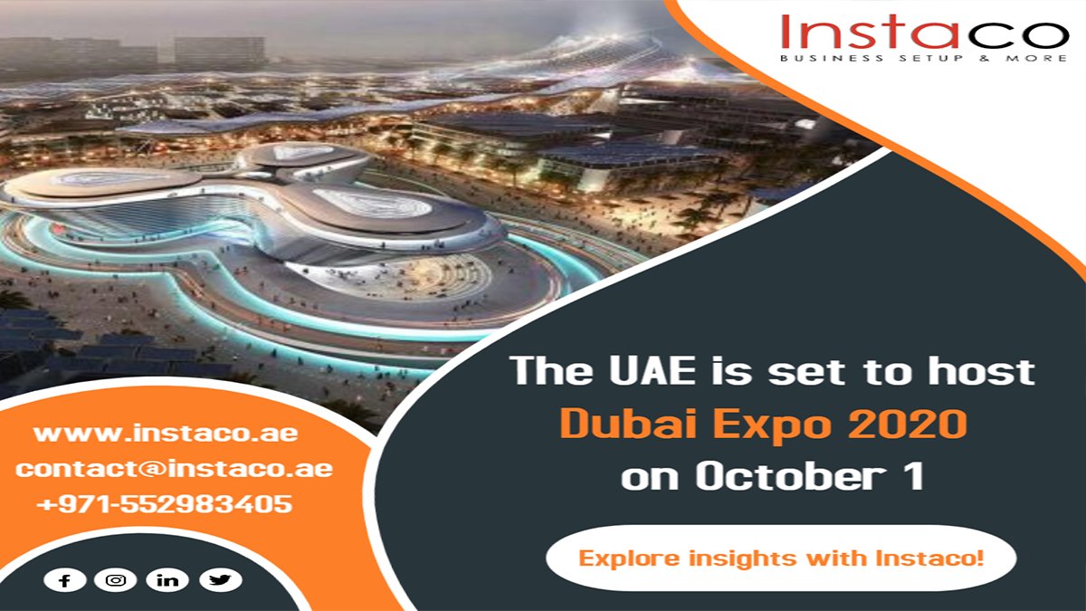 Instaco2's tweet photo. Expo 2020 is opening on October 1, 2021 and closing on March 31, 2022, coincides with the UAE's 50th anniversary in 2021, marking an important milestone for the UAE,  with the theme "Connecting Minds, Creating the future." 
Stay connected👉https://t.co/kCxplyfwVT ☎+971552983405 https://t.co/2WAyUHGzYh