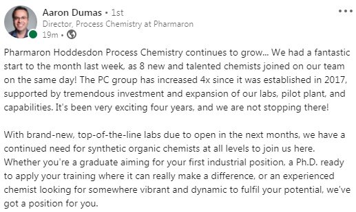 RT @organic_portal: Do you have a PhD and are you interested in scale up and process chemistry? Please check/share: organic-chemistry.org/jobs/offers/?q…
And also check out: organic-chemistry.org/jobs/offers/?q…
#chemjobs, #euchemjobs, #ukchemjobs (intl applications are welcome)