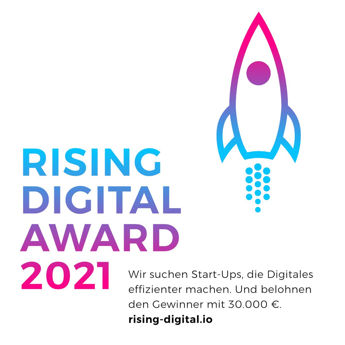 Gründer:in? Bewirb dich jetzt bei #risingdigital rising-digital.io/smt