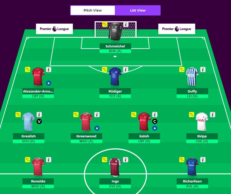 GW5 FANTASY-KONKURRANSE ✅

✅ Følg oss 
✅ 🔁 + ♥️
✅ Del ditt lag 👇🏻

En tilfeldig som deler laget sitt vinner valgfri Premier League-drakt! 🔥

SoMe-regler gjelder. Har du ikke konto kan du opprette det her: coolbet.com/no/signup

#fantasy #2pl