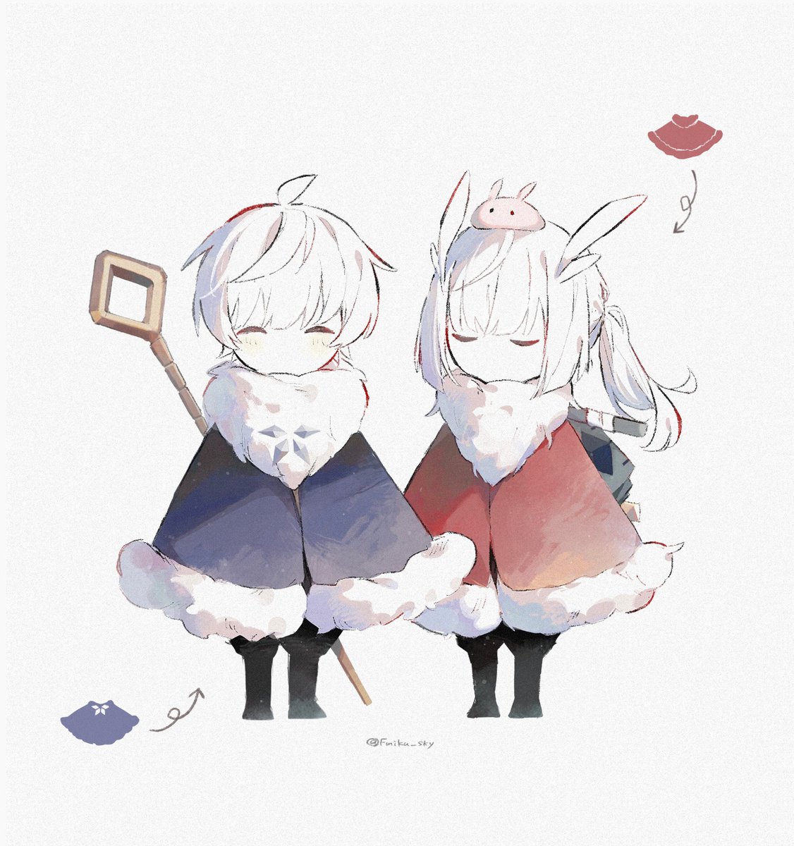 Fmiku_sky's tweet photo. 色違いモコモコ…かわいい https://t.co/sJlP0yau1N