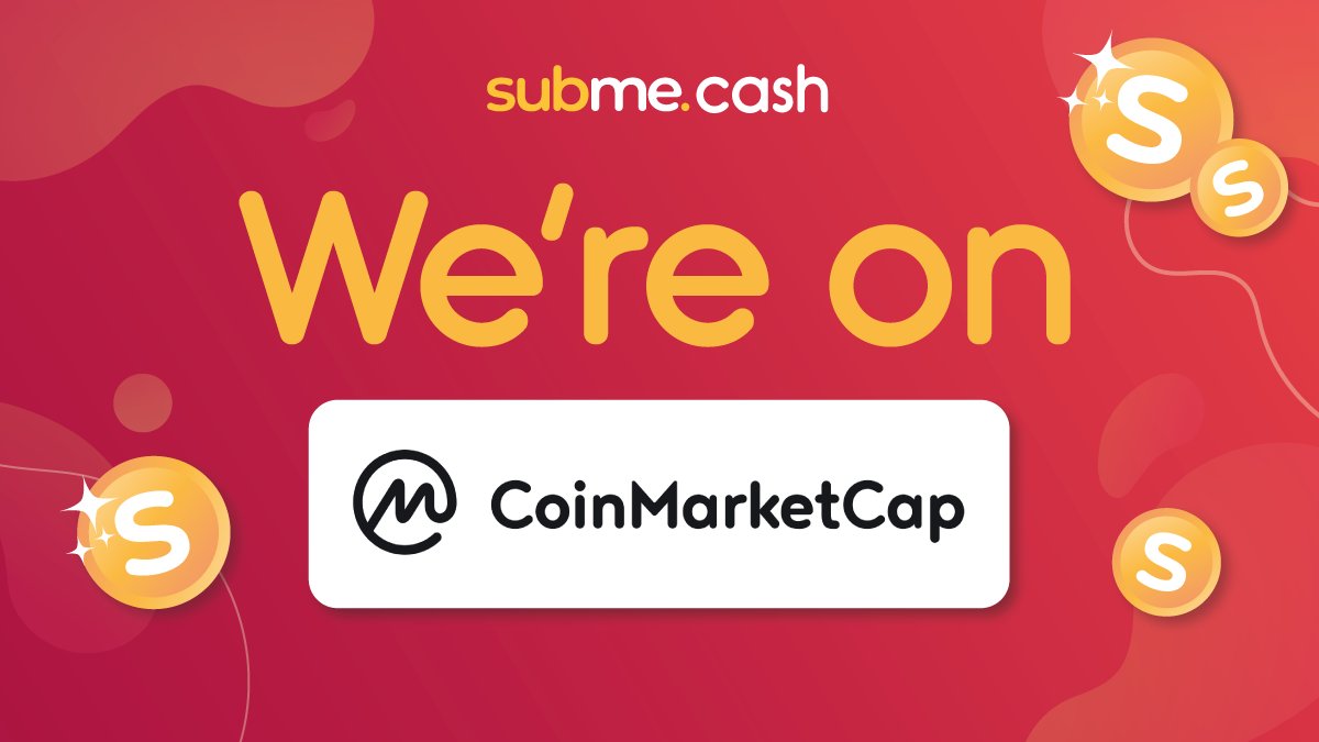 omc_zone's tweet photo. #Subme in now listed on @CoinMarketCap! 💪
You can find us here: https://t.co/647TozUAeV
Click ⭐️ to add $SUB token to Main Watchlist!
#Submelisting #SUBarmy #coinmarketcup https://t.co/ajbErdxW05