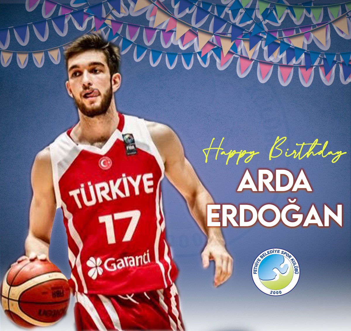 FethiyeBldSp's tweet photo. 🎉

Bugün oyuncumuz Arda ERDOĞAN’ın (@ardaerdogan_17) doğum günü. Arda’nın doğum gününü kutluyor, Arda’ya sevdikleriyle beraber sağlıklı ve mutlu yıllar diliyoruz. https://t.co/DtVUr3lsg6