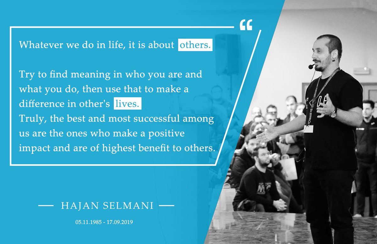 In loving memory of our Hajan Selmani💙
