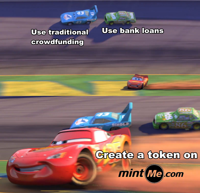 VVMintme's tweet photo. Don't waste your time and money! 😿be like Mcqueen lightning 🚗⚡️#Mintme #crypto #cryptocurrency #cryptotwitter #TokenSale #socialtoken #bitcoin #ethereum #USDC #dogecoin #exchange #NFT #cryptocurrencies #CryptoNews #Mining #token #tokenmaker https://t.co/9ATHmji6xx