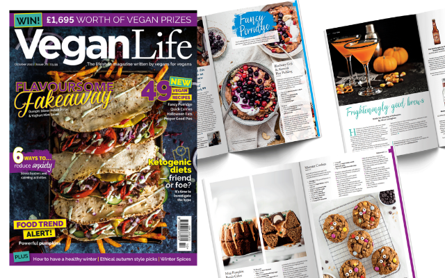 VeganLife_Mag's tweet photo. October issue is on sale now!
Cover recipe is @eat_oumph Doner Kebabs by the wonderful @romylondonuk
Pick up your copy in store and on digital platforms today https://t.co/6tJ435lIKn