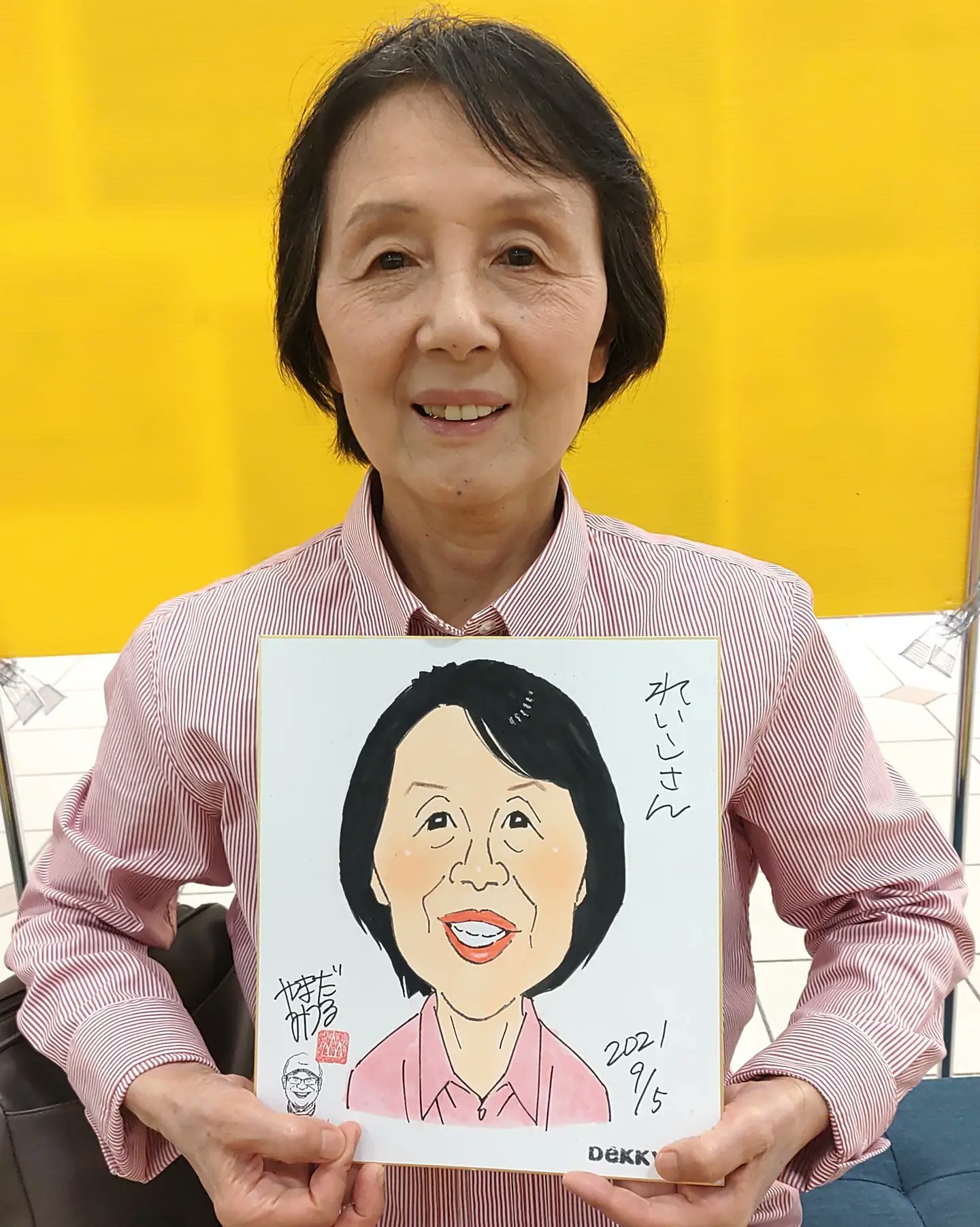やまだみつる ご夫婦それぞれ 現役を終え これからまた新たな夫婦生活を楽しみたいそうです 似顔絵 にがおえ 席描き 似顔絵 対面描き似顔絵 似顔絵オーダー 夫婦 夫婦仲良く 絆 誕生日 誕生日記念 成長記録 Caricature Caricatura 似顔絵