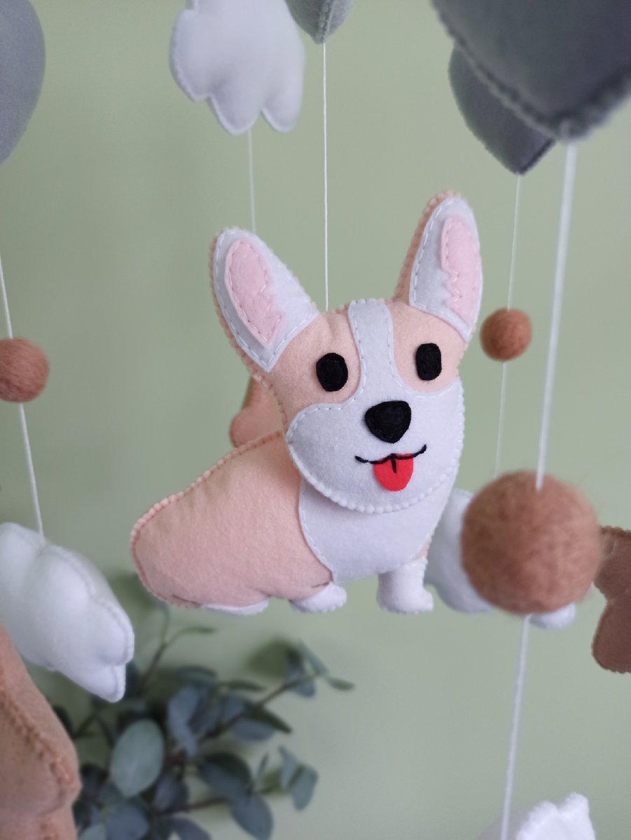 ToysForNewborns's tweet photo. New mobile with corgi in my store!
https://t.co/81QfiFEsBQ
#babymobile #cribmobile #handmademobile #pregnancy #nurserydecor #babyshowergift #feltmobile #newbabypresent #colourfulmobile #mobilehanging #cotmobile #pregnant #mumtobe #custommobile #babycrib #neutralgender https://t.co/eDVb2pYn1X
