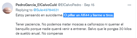 tenientecule's tweet photo. @ElCalvoPedro Y vaya si que volvio. Pedro Garcia, el calvo toxico, llamando toxicos a los demas y dando a diestro y siniestro.

https://t.co/3R5ayzLTLl https://t.co/vTGn8yBkDt