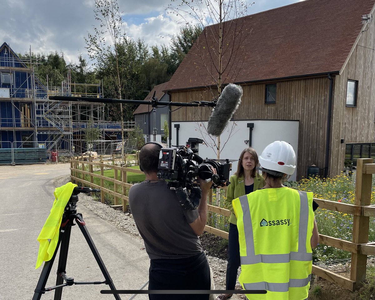 Greencore Homes (@greencorehomes) on Twitter photo <a href="/Channel4News/">Channel 4 News</a> came to visit Springfield Meadows to discuss #netzerohomes and how we have gone past zero embodied carbon to become #ClimatePositive.
They interviewed Sue Riddlestone OBE from <a href="/Bioregional/">Bioregional</a>. This be broadcast week commencing 27th September.
<a href="/SsassyProperty/">Ssassy Property</a> <a href="/Channel4News/">Channel 4 News</a> came to visit Springfield Meadows to discuss #netzerohomes and how we have gone past zero embodied carbon to become #ClimatePositive.
They interviewed Sue Riddlestone OBE from <a href="/Bioregional/">Bioregional</a>. This be broadcast week commencing 27th September.
<a href="/SsassyProperty/">Ssassy Property</a>