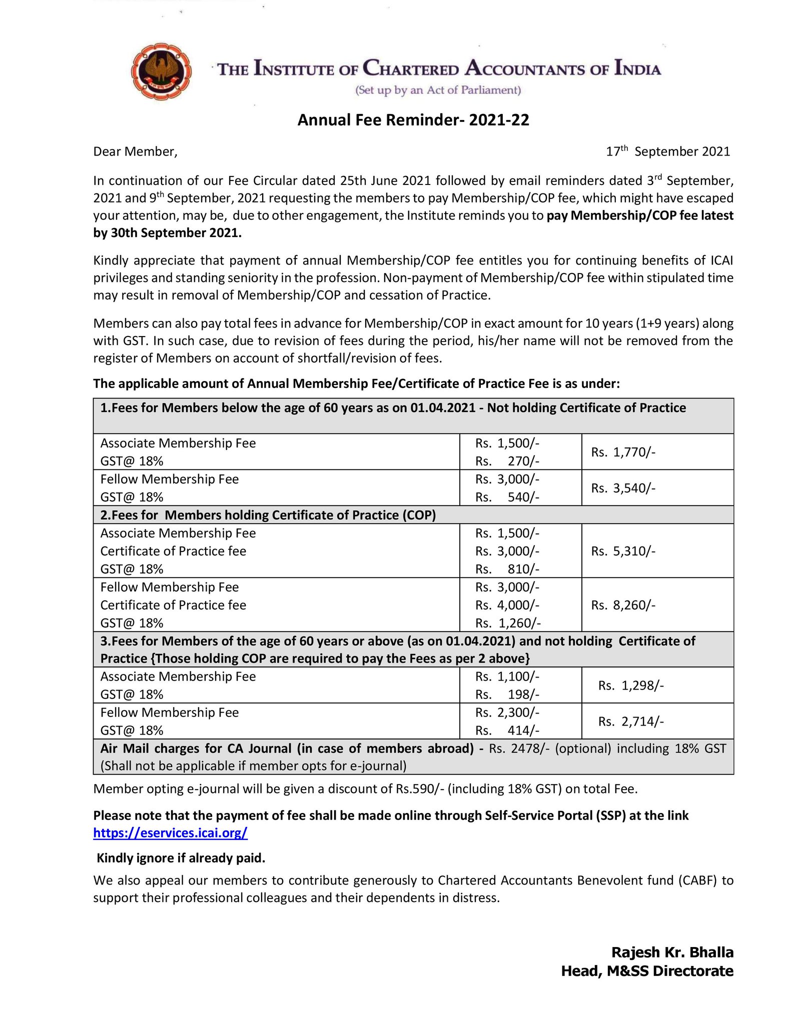 Institute of Chartered Accountants of India ICAI on Twitter