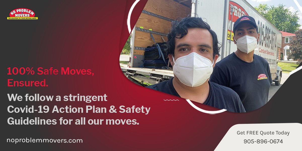 NoProblemMovers's tweet photo. We’re following all best practices and #Covid19 guidelines for sanitation & precautions, as we continue to help our customers in their #moving. Visit https://t.co/Dsp73ItfS2 or call 905-896-0674
#CommercialMoving #ResidentialMoving #NoProblemMovers #MovingCompany #Mississauga https://t.co/1wUaYcYh0T