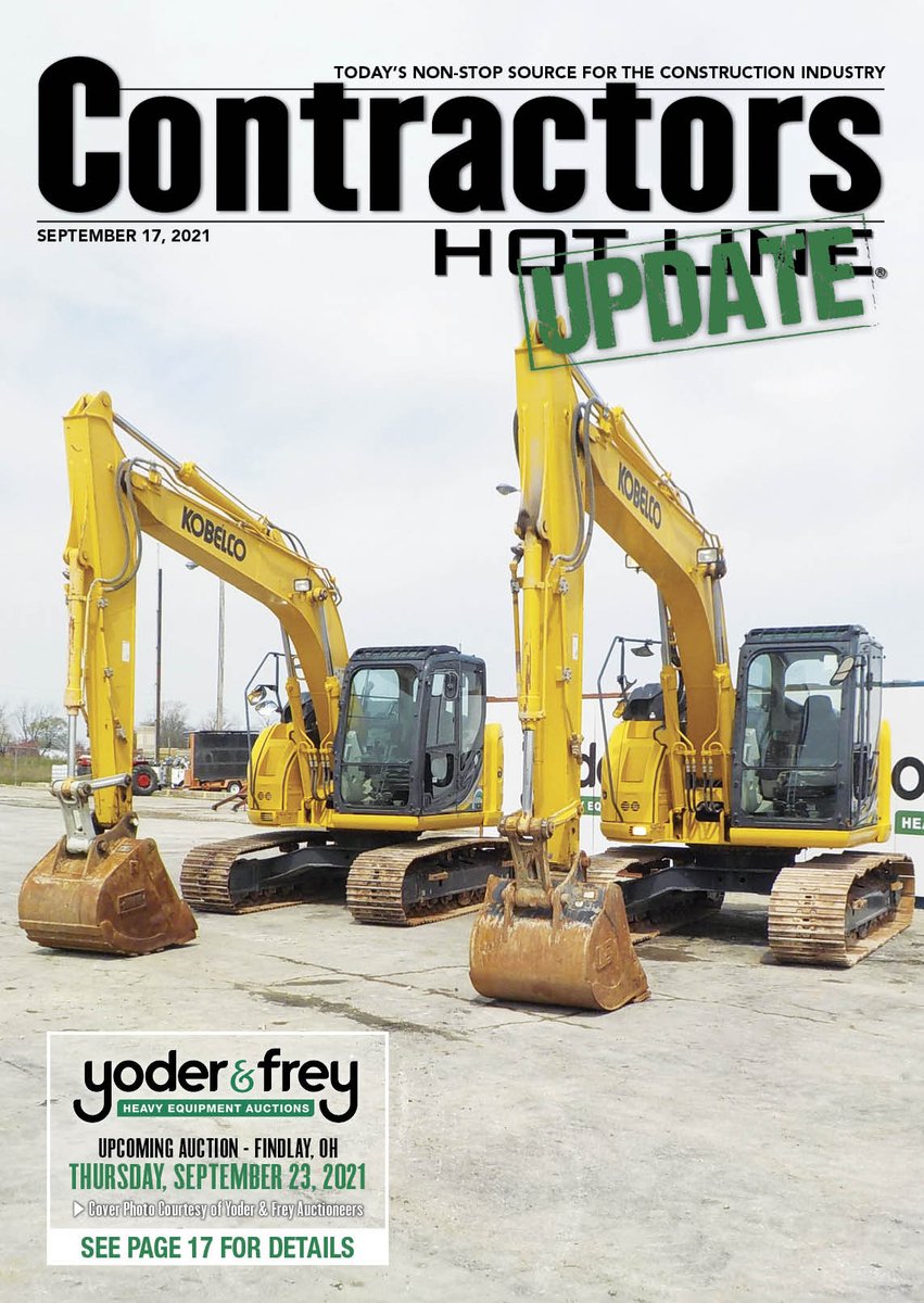 Contractors Hot Line (@chlweekly) on Twitter photo The September 17th Issue of Contractors Hot Line is now available!
secure.viewer.zmags.com/publication/4f…
#contractors #construction #equipment <a href="/yoderandfrey/">Yoder&Frey Auctions</a> The September 17th Issue of Contractors Hot Line is now available!
secure.viewer.zmags.com/publication/4f…
#contractors #construction #equipment <a href="/yoderandfrey/">Yoder&Frey Auctions</a>