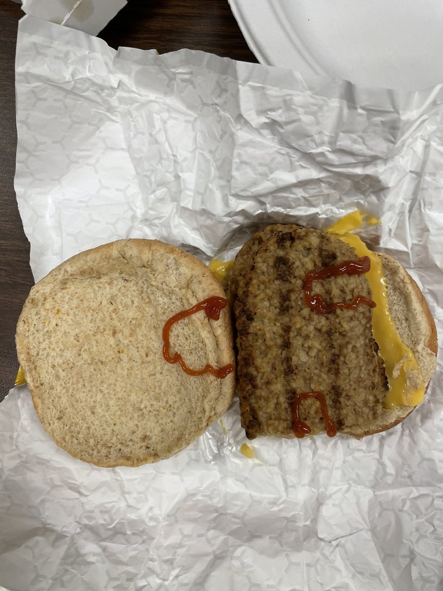 ItsNerdy52's tweet photo. When the meat at school is questionable:
(But seriously it looked suspicious) https://t.co/1peHDQ5mAt