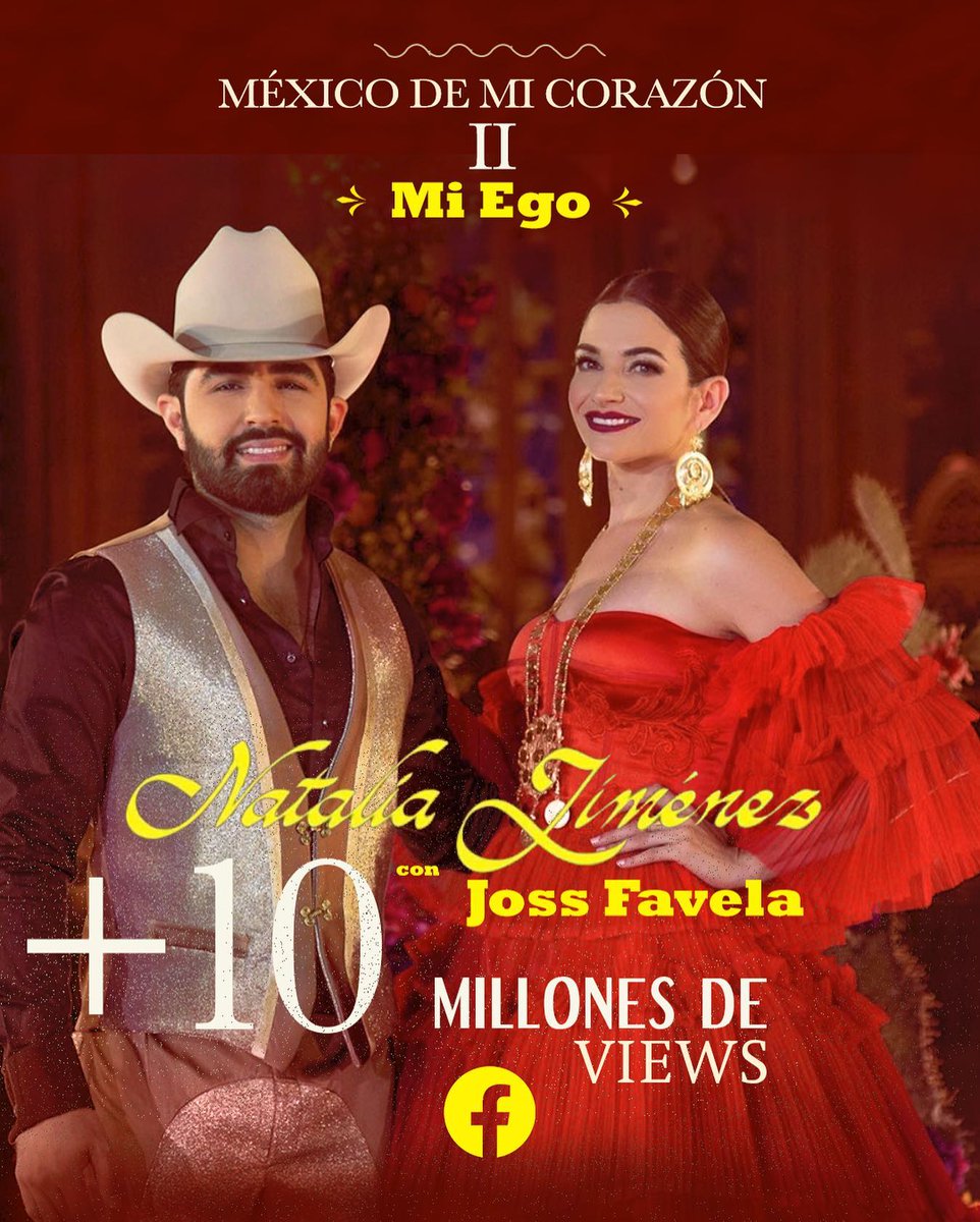 Yupiiiiii! Tenemos +10M de views en @Facebook con #MiEgo feat. <a href="/JossFavela/">JossFavela</a> !!!! Gracias por apoyar #MexicoDeMiCorazonII fb.watch/84rw6BErHc/