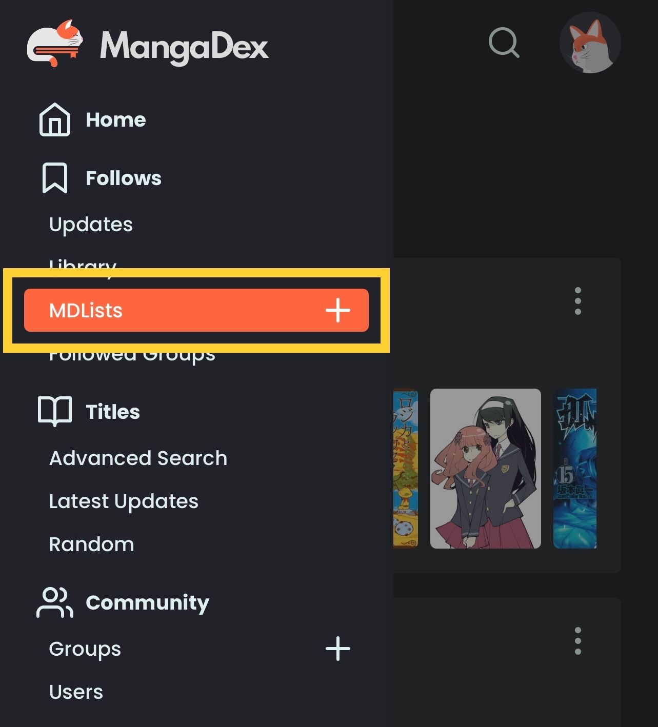 Advanced Search - MangaDex