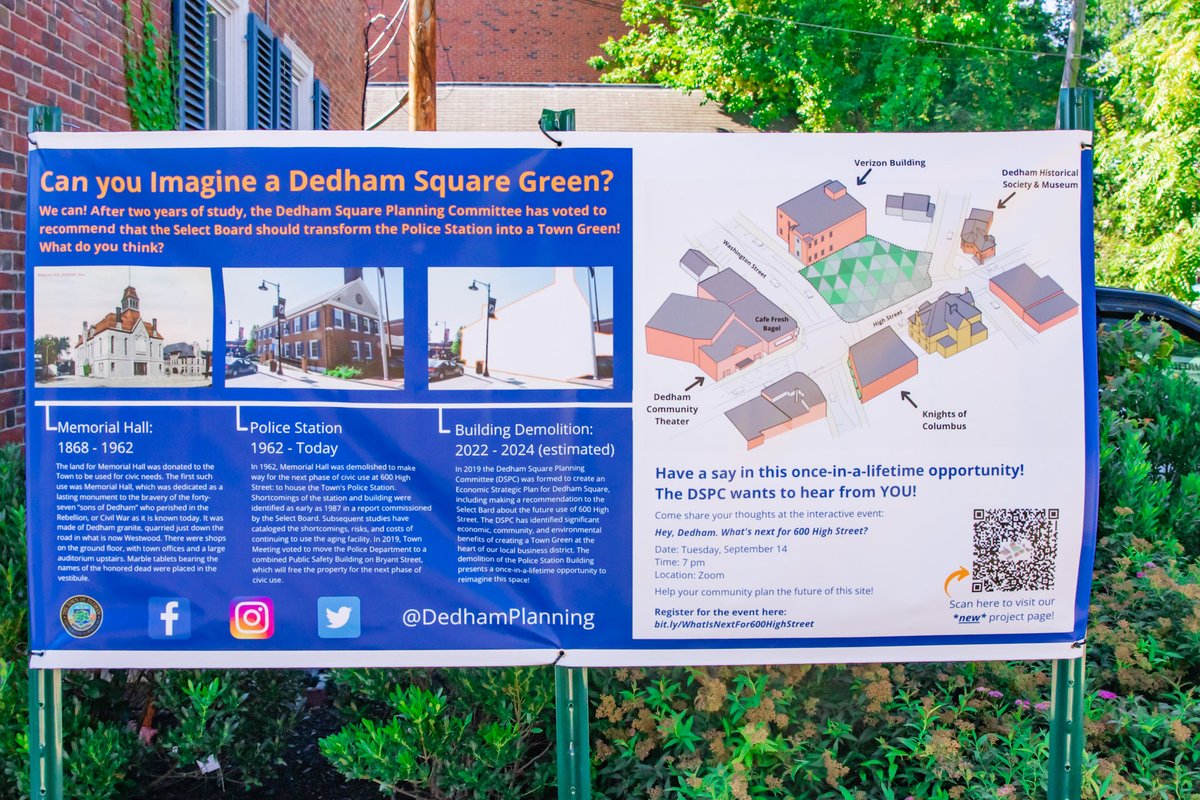 Dedham, MA Planning and Zoning (DedhamPlanning) Twitter