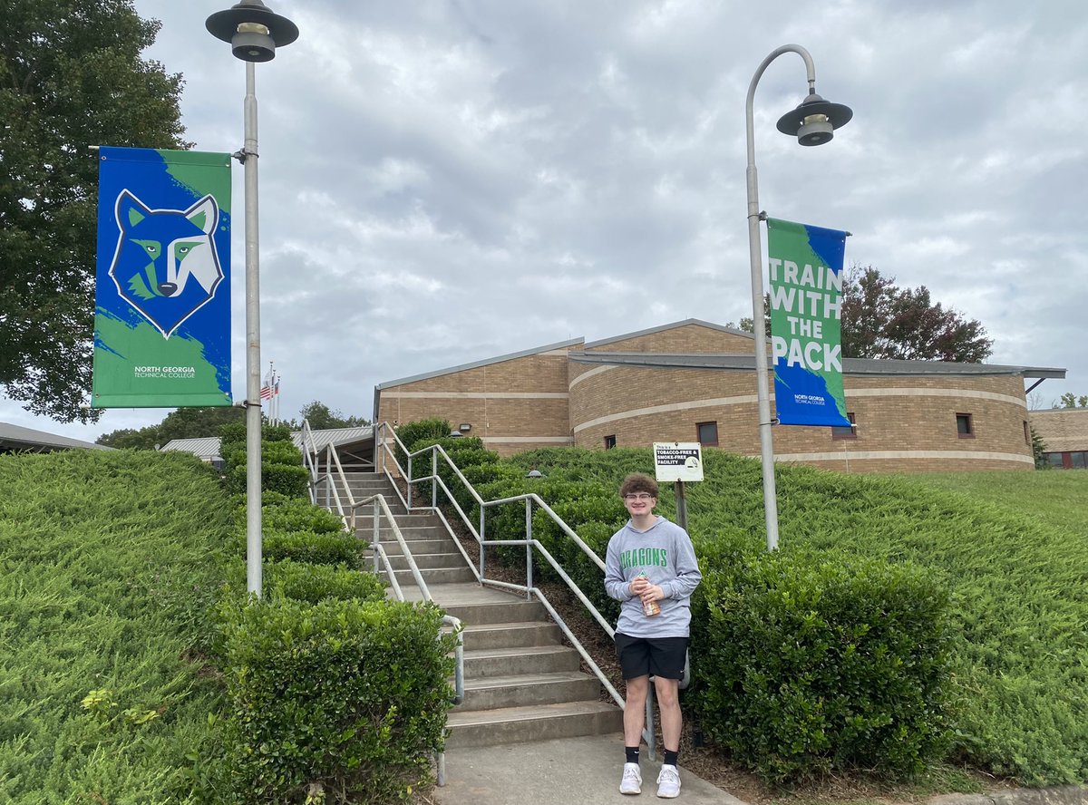 Stop #1 in the way to <a href="/GeorgiaTSA1/">Georgia TSA</a> #CORE21 - NGTC. Luke plans to attend there to get his certification as a residential and commercial electrician and eventually a lineman. <a href="/PickensCTAE/">Pickens CTAE</a> <a href="/PickensHighGa/">Pickens High School</a> <a href="/GeorgiaCTAE/">Georgia CTAE</a>