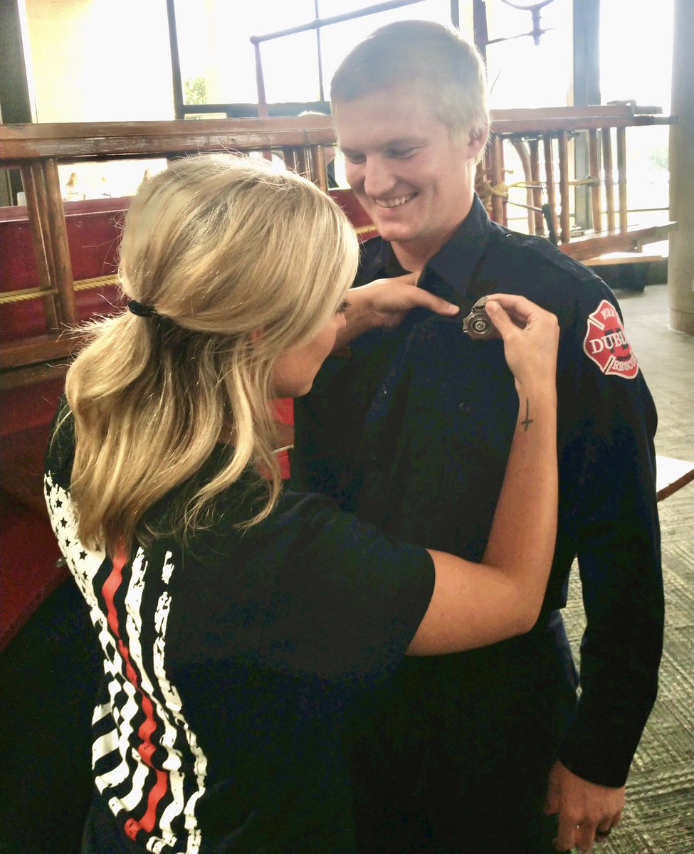 dublin_georgia's tweet photo. Join us in congratulating Dublin Fire’s Christopher Cole Joris who graduated from the Georgia Public Safety Center on September 10, 2021. 👏👏👏 

Cole worked hard &amp; he received the Academic Excellence Award finishing with a 98 average.

#DublinGA #firefighter #FirstResponders https://t.co/IfNKbDnphl