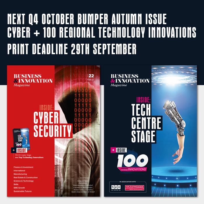 BizInnovateMag's tweet photo. ✅Just 2 weeks left! 
✅bumper #TECH &amp; #CYBER special 
✅Two major features in next Q4 autumn 
Showcase of region's tech and cyber landscape 
+
✅ We reveal 💯 Technology Innovations  
‼️ Deadline 29 September   
Promote your business or teams expertise  kirsty.muir@nkmedia.co.uk https://t.co/tnTBs8IGlz
