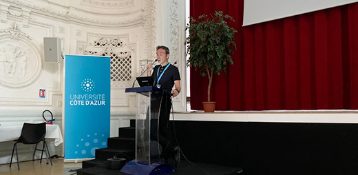 EURspectrum's tweet photo. Nous sommes très heureux d'avoir pu accueillir, au sein du prestigieux Théâtre du Grand Château du campus Valrose, nos étudiants et doctorants pour la première rentrée de notre école SPECTRUM. Un grand merci à toutes celles et à tous ceux qui ont participé ! 
#Rentree2021 https://t.co/M4c3jaZ5Ko