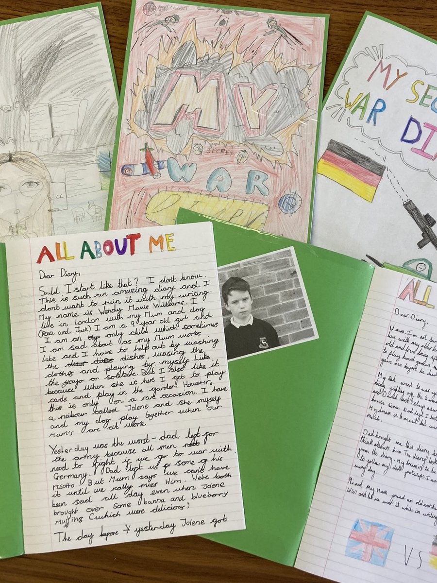 Badger class have produced some amazing diary entries this week in the style of Marcia Williams. They have written from the point of view as a child at the start of WWII. I cannot wait to see what they write next week when they are evacuated to the countryside! #Marciawilliams