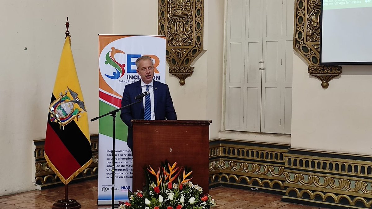 #SERInclusión
"Se mira a mejorar el acceso a salud, empleo para personas venezolanas, niños y madres y de las poblaciones receptoras"   Pietro Graziani, <a href="/FIEDSprograma/">FIEDS - Fondo Ítalo Ecuatoriano</a>