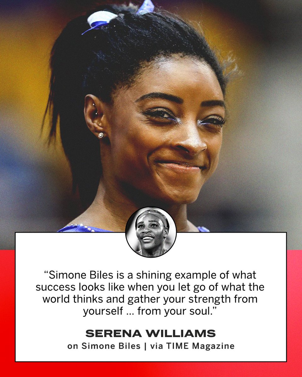 Serena Williams gives the ultimate praise to Simone Biles ❤️ 

(via <a href="/TIME/">TIME</a>)