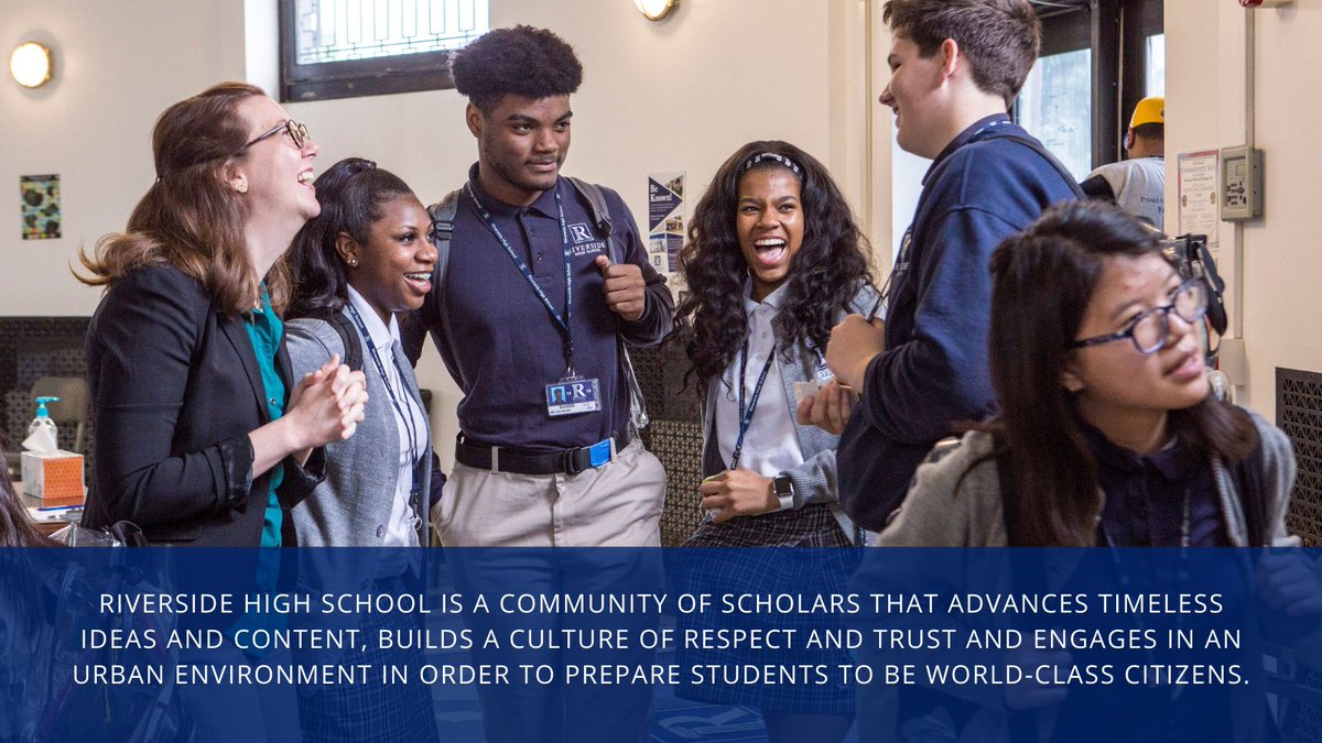 At Riverside High School, we aren't just focused on leading our scholars to their high school graduation, we want to prepare them to be life-long learners, productive community members, and well-rounded adults.