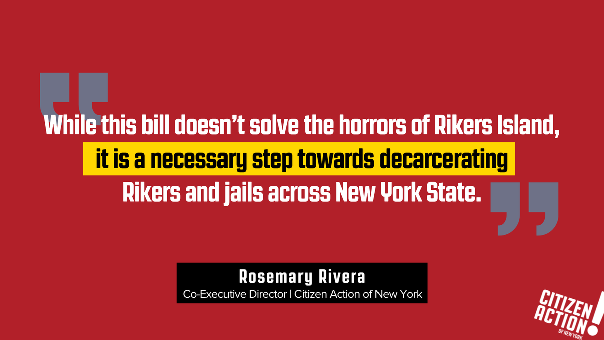 citizenactionny's tweet photo. In response to the #LessIsMoreAct being signed into law, @Rockierivera, co-executive director of @citizenactionny, released the following statement:
“We applaud @GovKathyHochul & @NewYorkLtGov Lt. Governor Benjamin for signing the Less is More Act and... ⬇️ https://t.co/2ZizCnwXPO