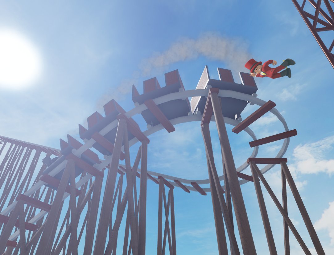 BreakItRBLX's tweet image. One time I was losing my seat and then the next thing I know I'm getting the best view of the park. @DennisRBLX