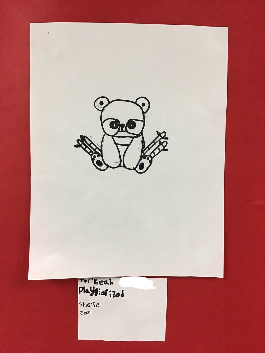 LMSArtStudio's tweet photo. Next, our Explorations class dove into aesthetics by making bad art and curating a bad art show! @LPSFineArts https://t.co/H0x1vnjKoS