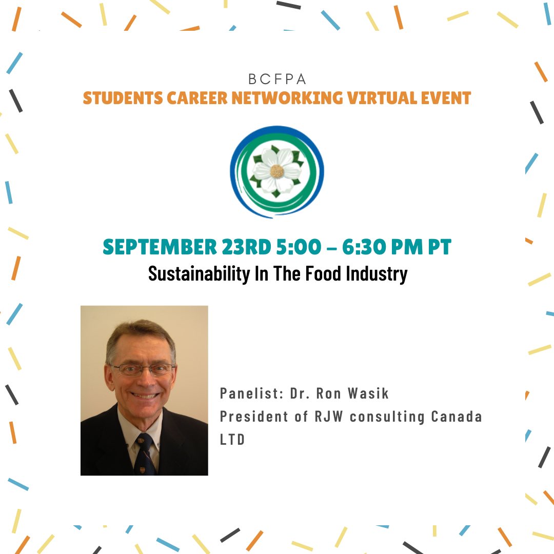 BCFoodPA's tweet photo. Introducing: Our panelists who will be speaking at our student event! Link in bio for FREE registration ☝️ https://t.co/AXkrAo2dGM