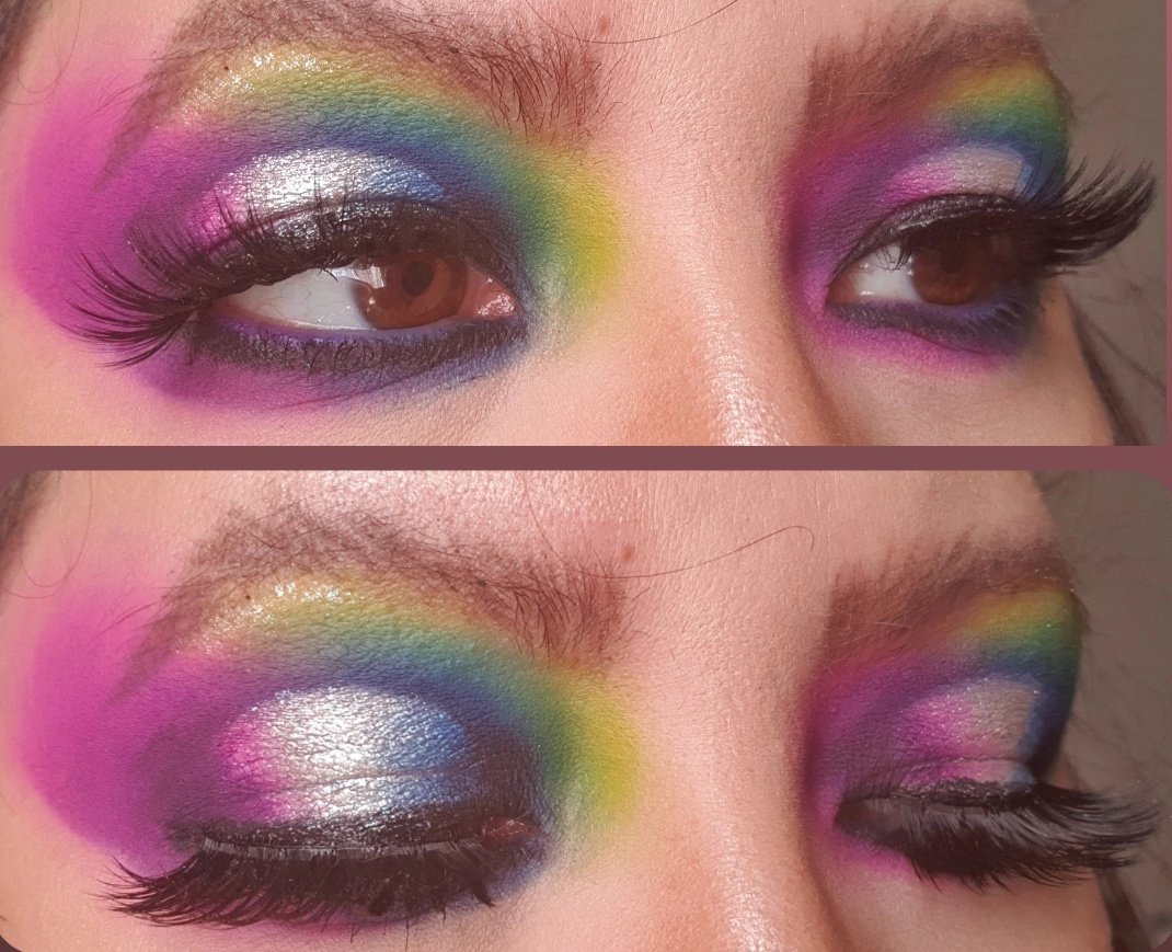 SweeLien's tweet photo. #recreation @makemeupmissa
@bperfectcosm
#carnivalXLpro #LoveTahitiPalette
@PeachesMakeup #pigmentdrops #pigmentsdiscoandmermaze
@UCmademebuyit #lasheshoneybee
#candecosmetics #lashglue
@plouiseacademy #base2 #acidreignpaintblankcanvas
@InglotUK #black77 https://t.co/GEDaMQp2oo