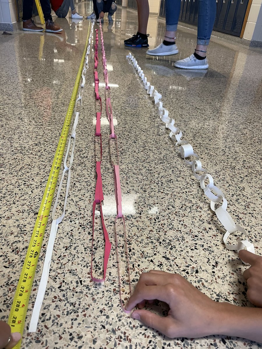 GHS_Ditto's tweet image. Critical thinking skills, team building skills. Who can make the longest paper chain with 1 sheet of paper, 2 ft of tape, 2 minds, 1 pair of scissors? #AVIDIZED #Avidtudes @AMSpirates