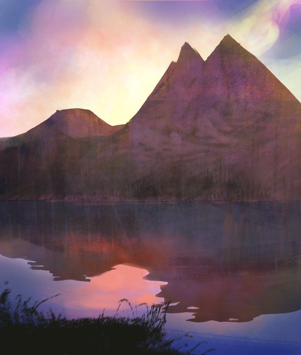 Camping in Yosemite #paintsmore #procreate