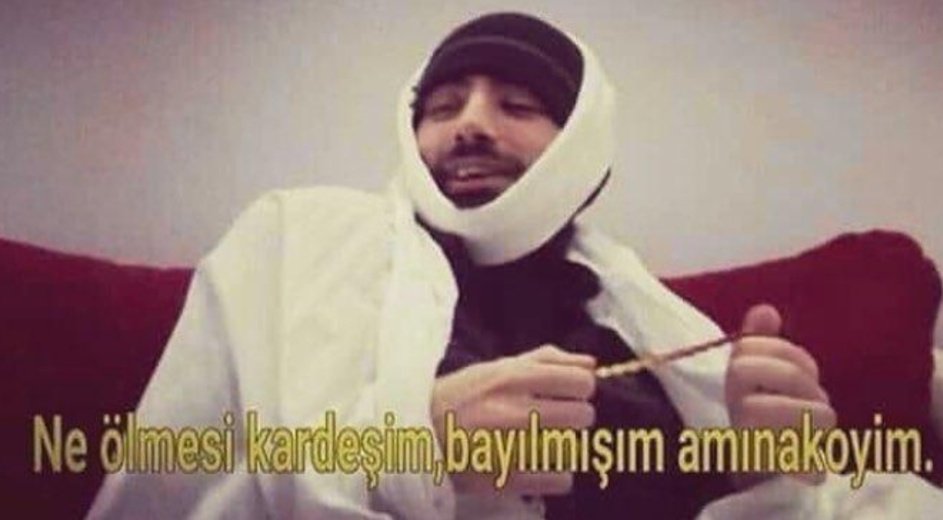 Abimle spor yapmışımdır , spor bitişi ben ;