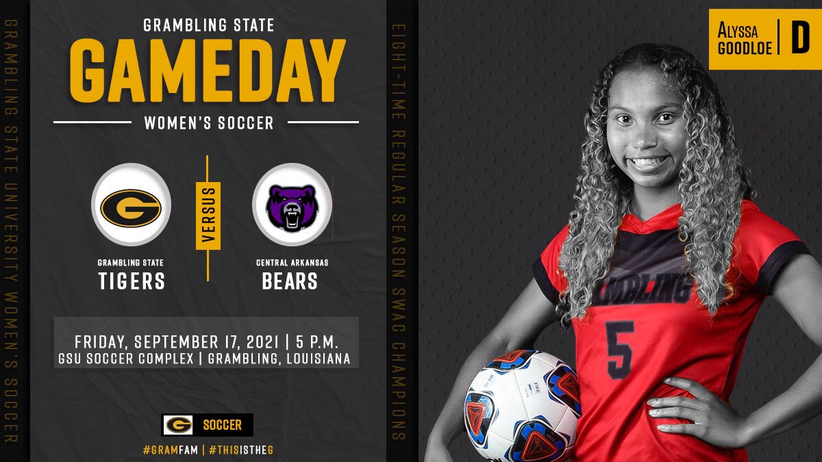 Grambling State women’s soccer returns to action today with a  home match against Central Arkansas  #gramfam #thisistheg