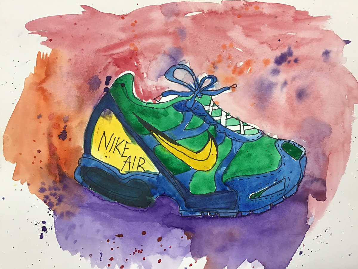 LMSArtStudio's tweet photo. Meanwhile, 6th grade has been learning about contour line and practicing watercolor techniques! @LPSFineArts https://t.co/Wed4x9jwi5