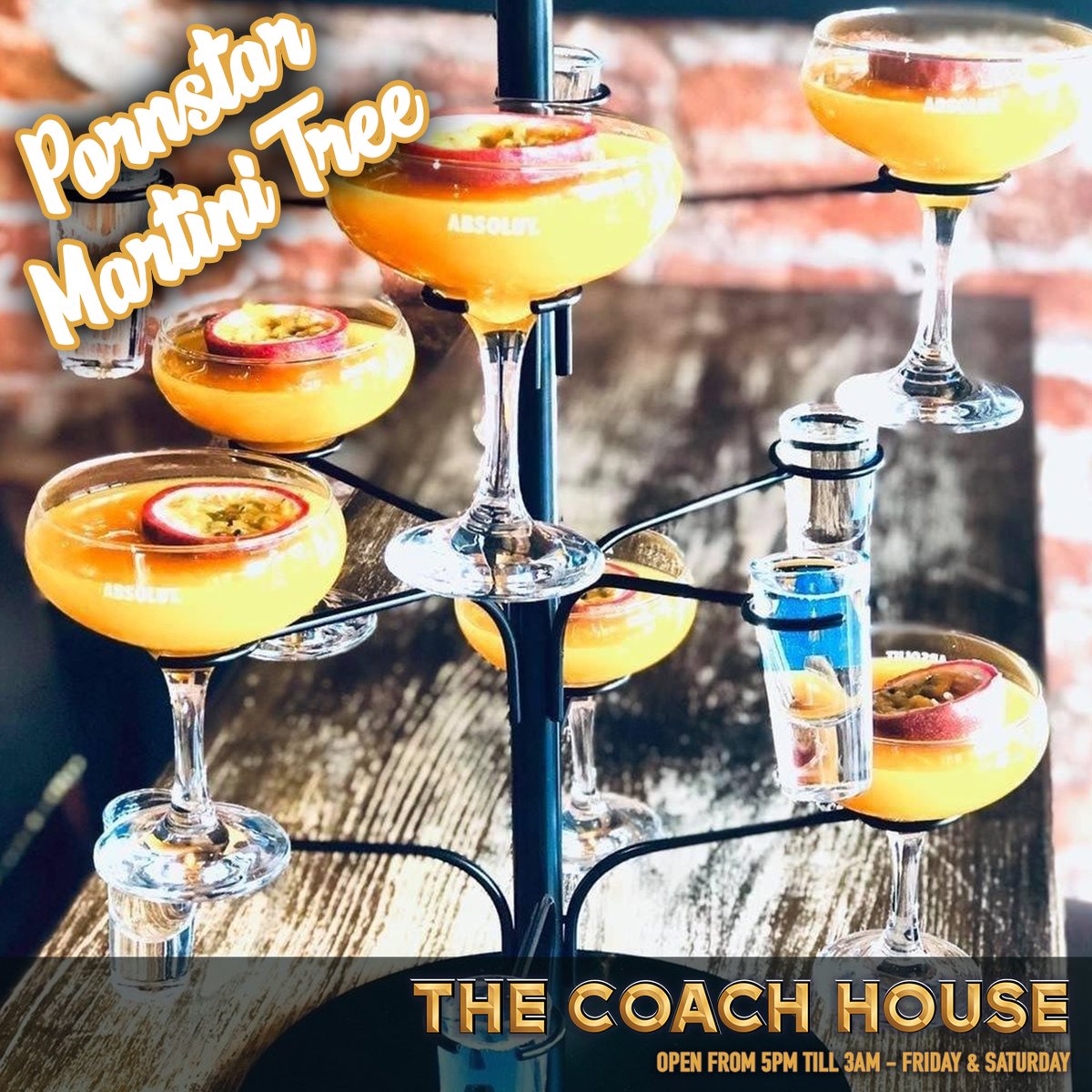 coachhousegoole's tweet photo. FRIYAY PORNSTAR TREE ANYONE?! ......Why buy one when you can have a full tree! 🌴🍹❤️🍸
We are OPEN 5pm till 3am ! 🙌
🌭🍔🍟 HUNGRY? ‘Bring a Take Away’ Simply order a takeaway and have it delivered to the Coach House! 🌯🌮🌭🍔🍟
#cocktailtree #coachhouse #ginbar #goole https://t.co/ABD3YFCAiK