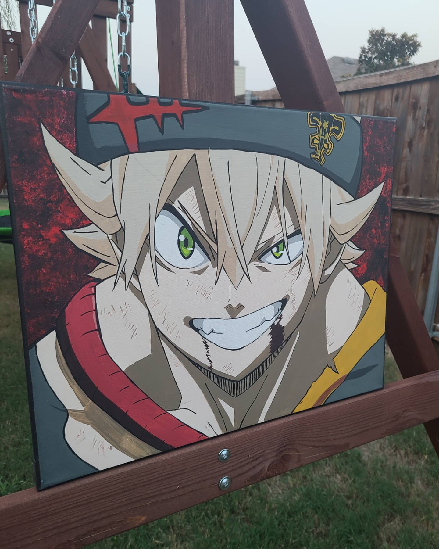 Acrylic Anime Painting  The Wallflower  Felt