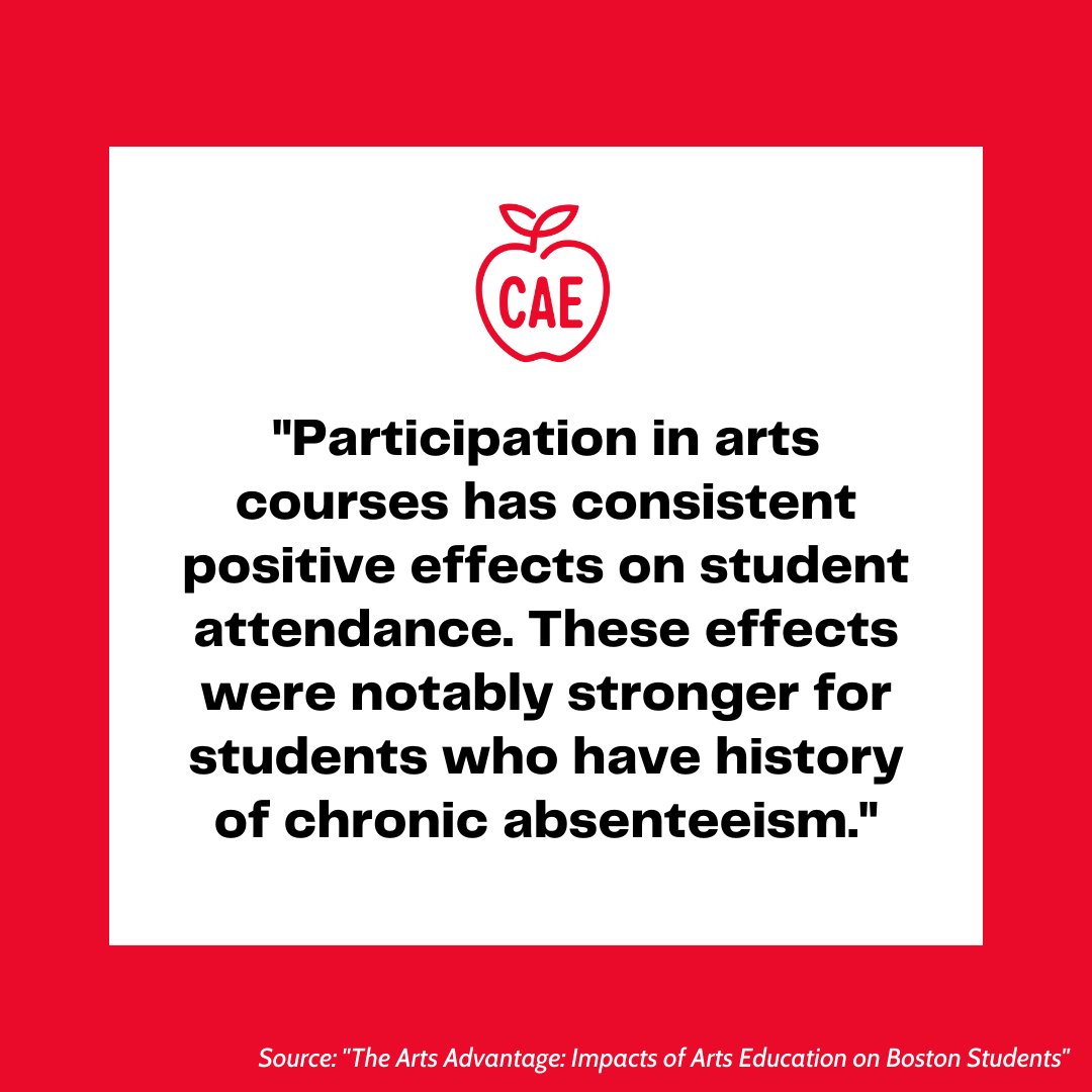 centerforartsed's tweet photo. This week we celebrated National Arts in Education Week! Arts education has proven to benefit the mental and physical health of students. Share with us why arts education is important to you! #ArtsEd #ArtsEducation #BecauseOfArtsEd https://t.co/xHJJJ9xlJK