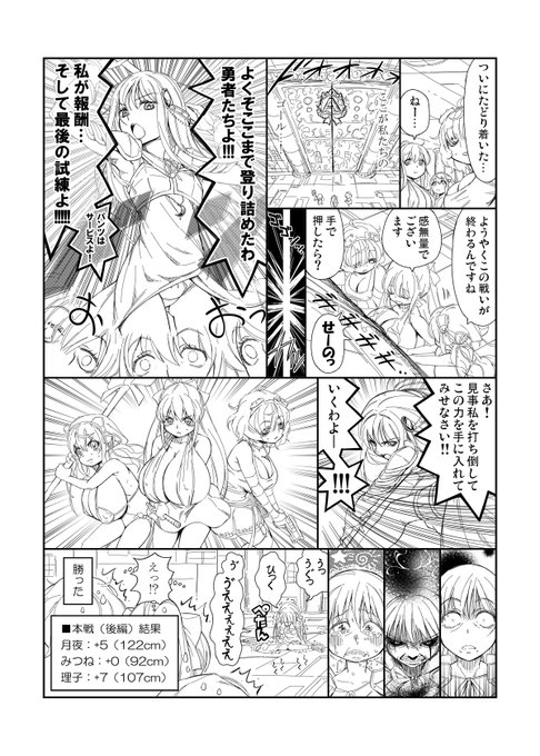 ミララン本戦(後編)結果。これで全70戦終了です。なんとか次のが始まる前に終わってよかった。#盛りミララン 